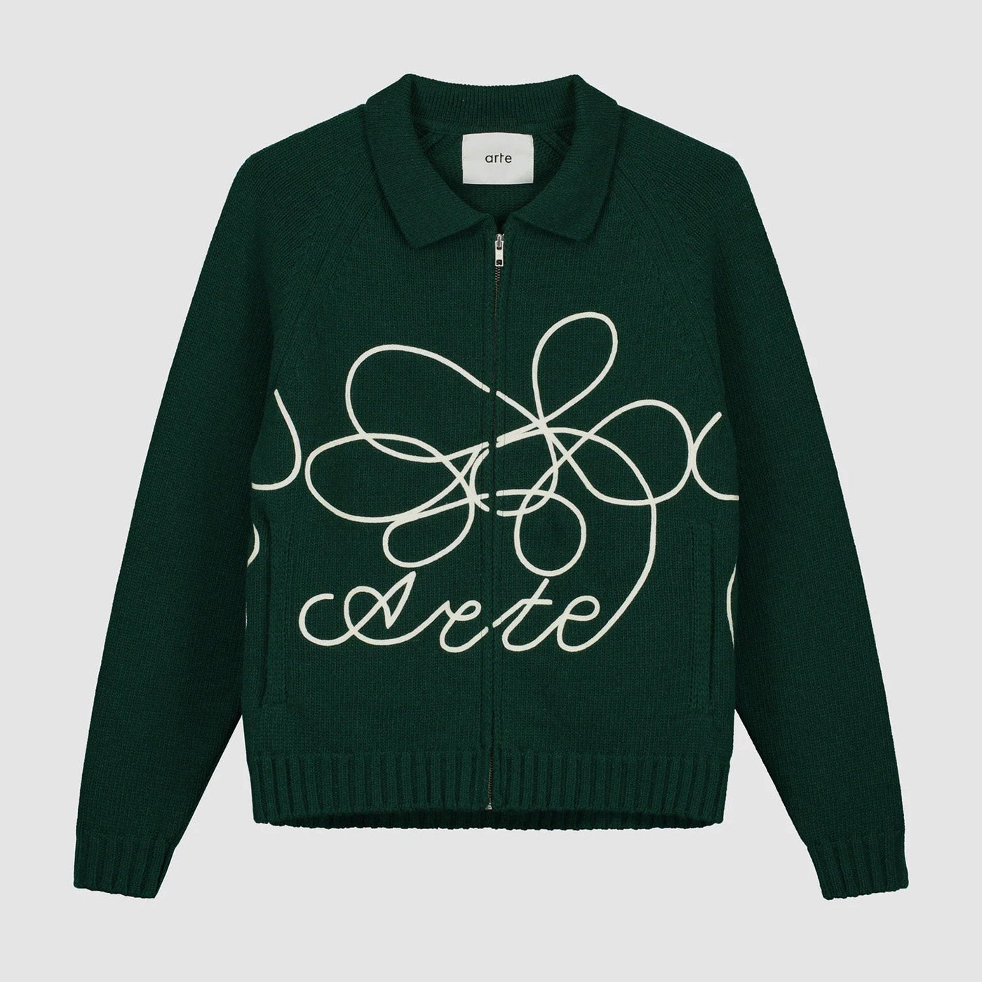 Flower Logo Knit - Green