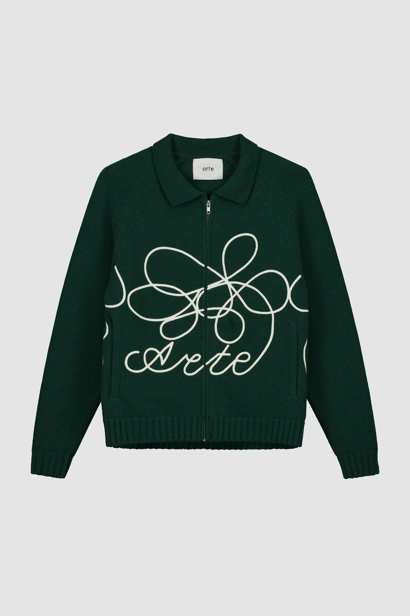 Flower Logo Knit - Green