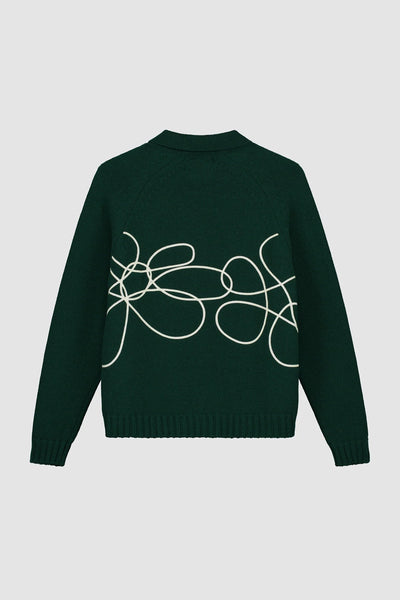 Flower Logo Knit - Green