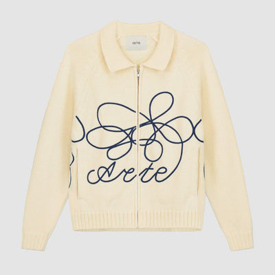 Flower Logo Knit - Cream