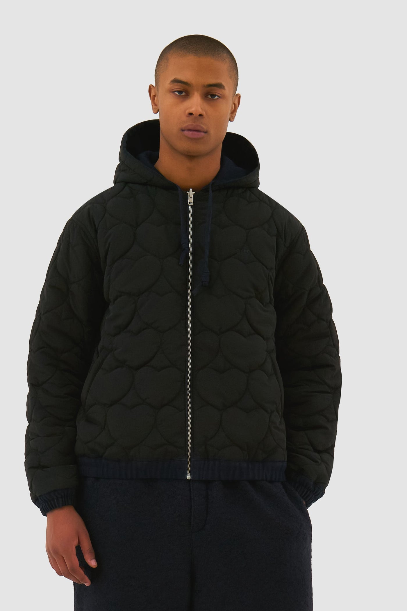 Reversible Hooded Jacket - Navy