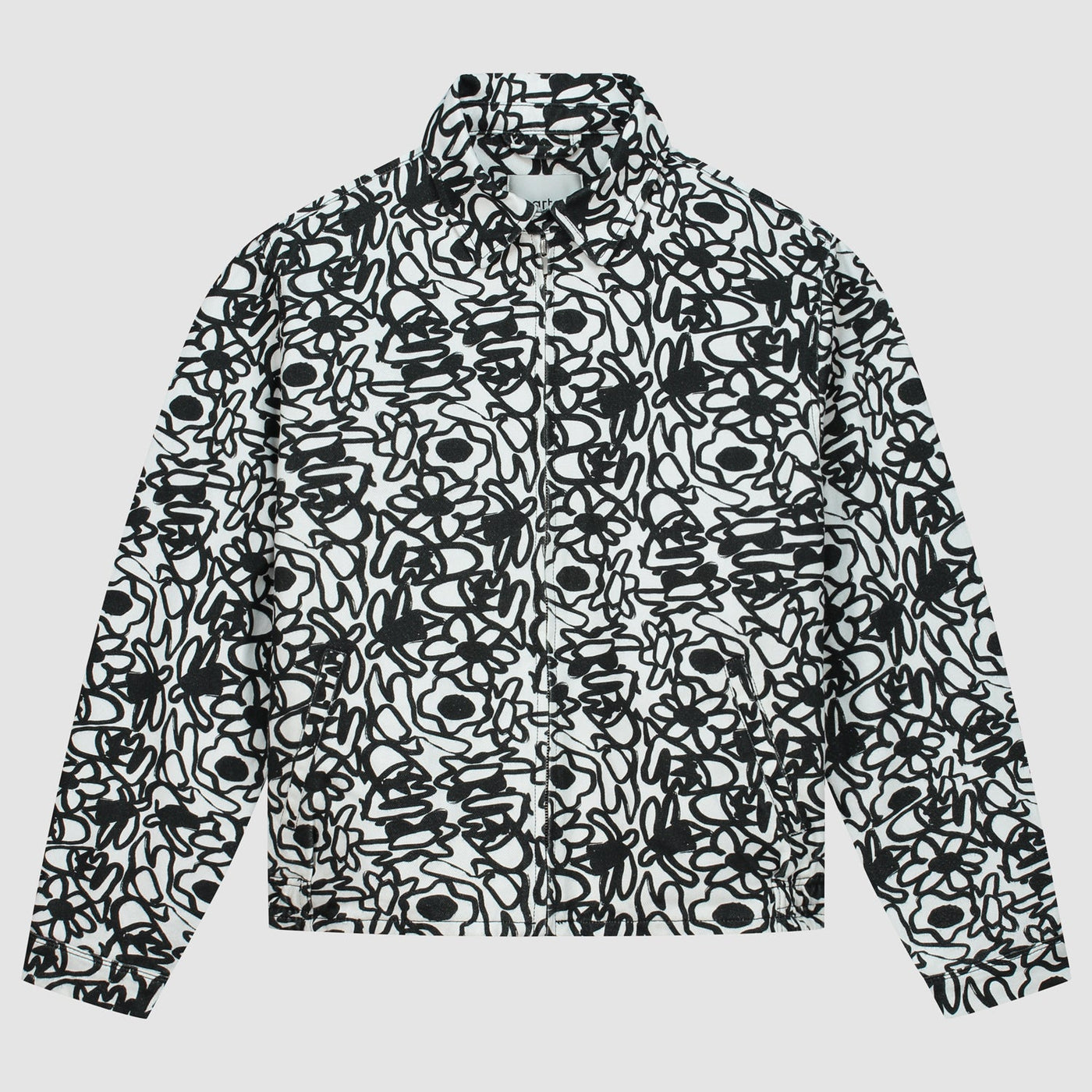 Allover Flowers Jacket - White