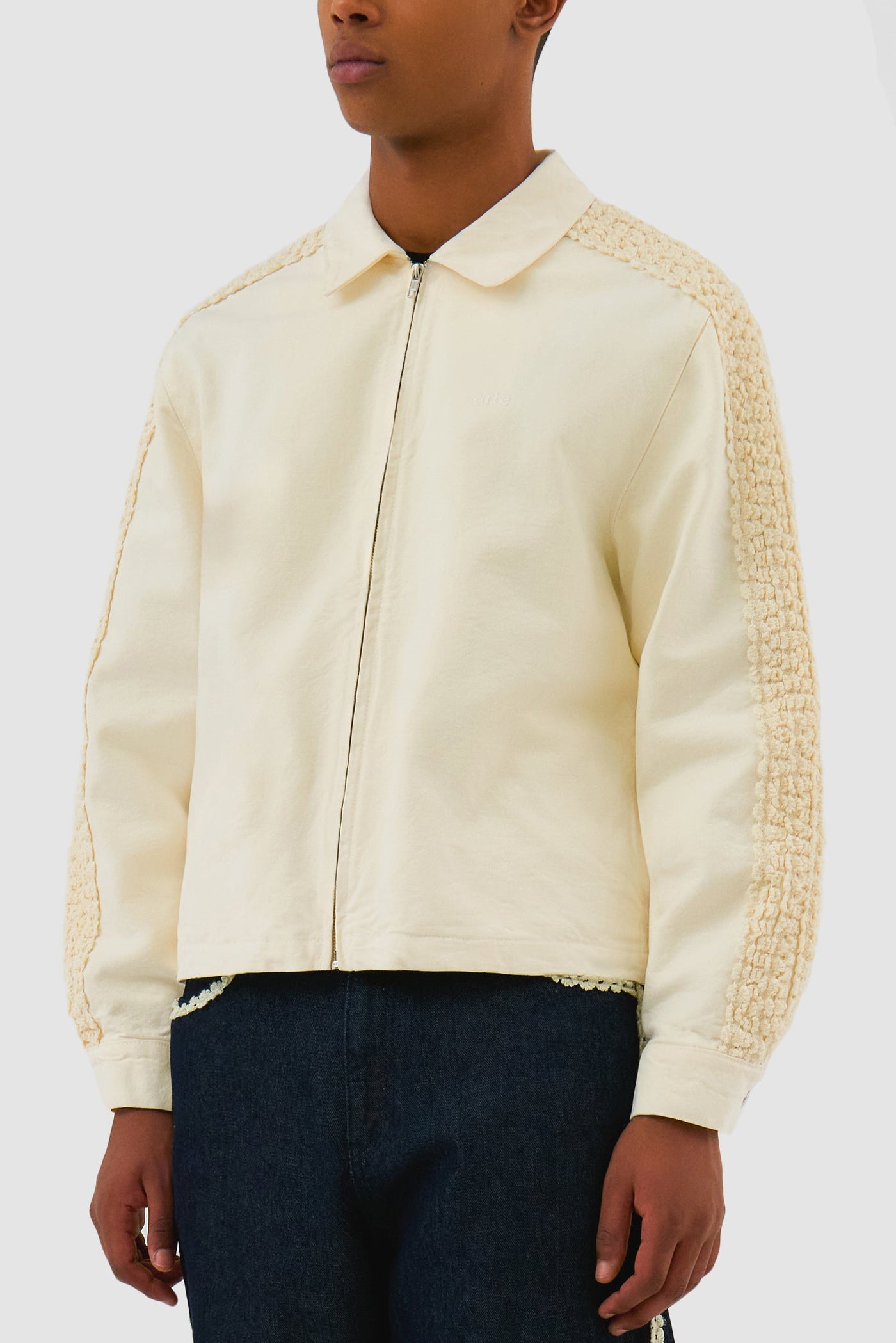 Flower Tape Jacket - Cream