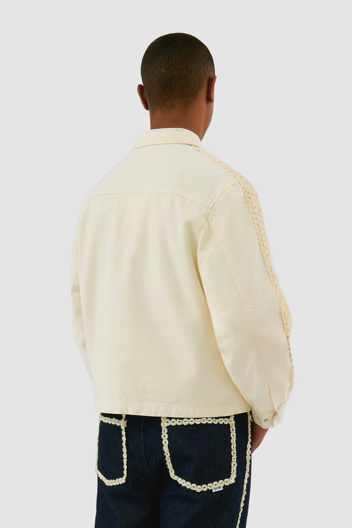 Flower Tape Jacket - Cream