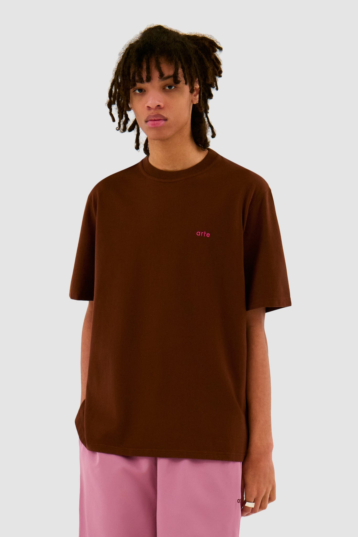 Rose T-shirt - Brown