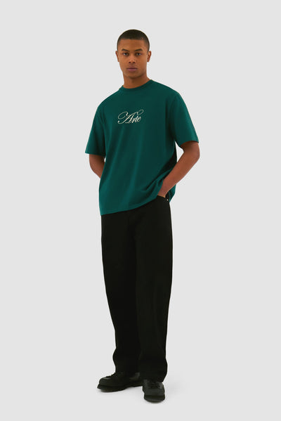 Script Logo T-shirt - Green