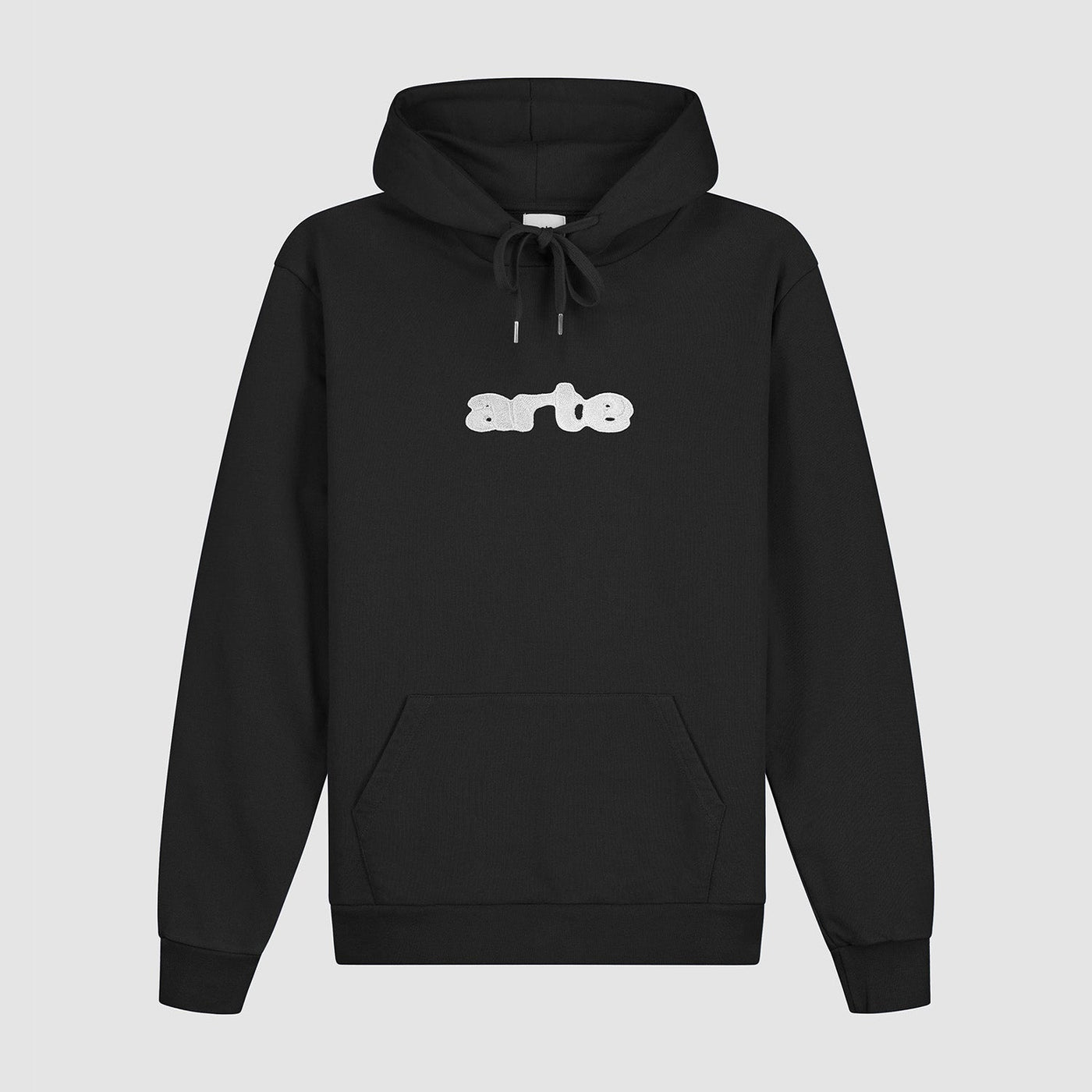 Embroidery Logo Hoodie - Black