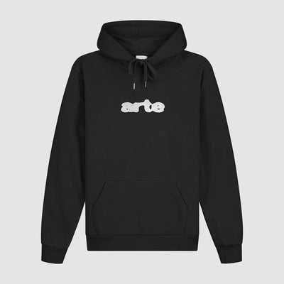 Embroidery Logo Hoodie - Black