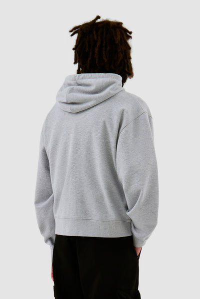 Flower Logo Zip Hoodie - Grey