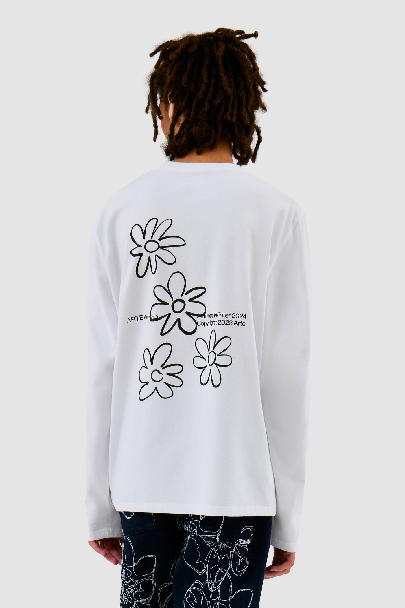 Flowers Longsleeve - White