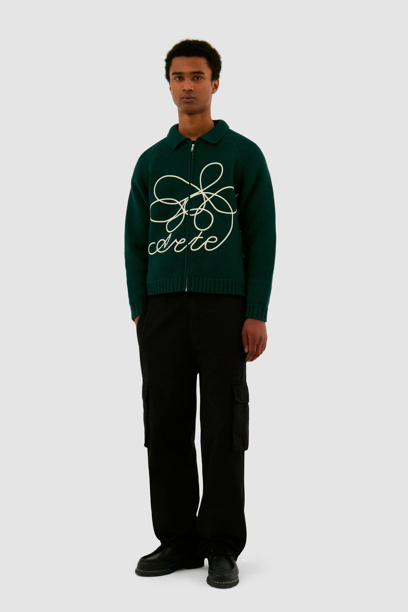 Flower Logo Knit - Green