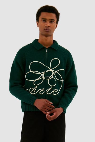 Flower Logo Knit - Green