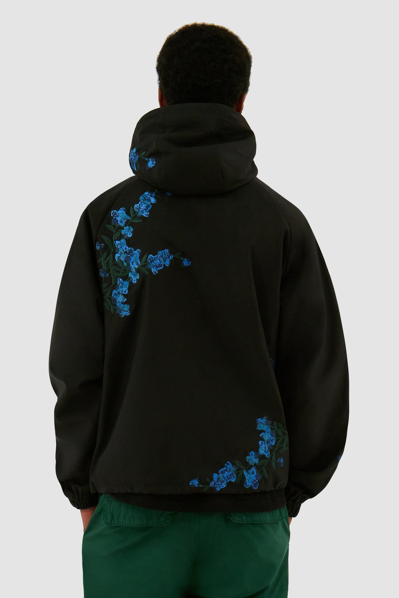 Flower Stitch Jacket - Black