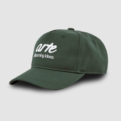 Front Logo Embroidery Cap - Green