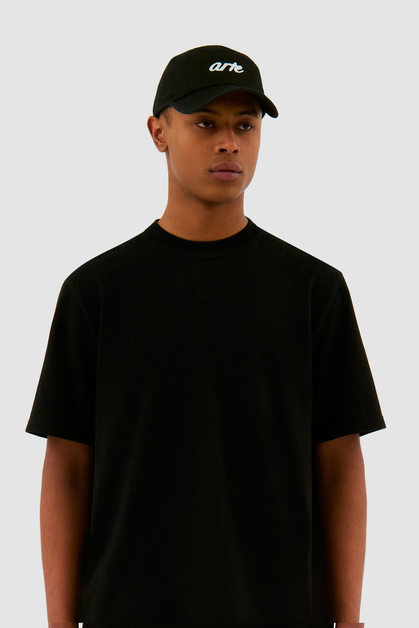 5-Panel Embroidery Cap - Black