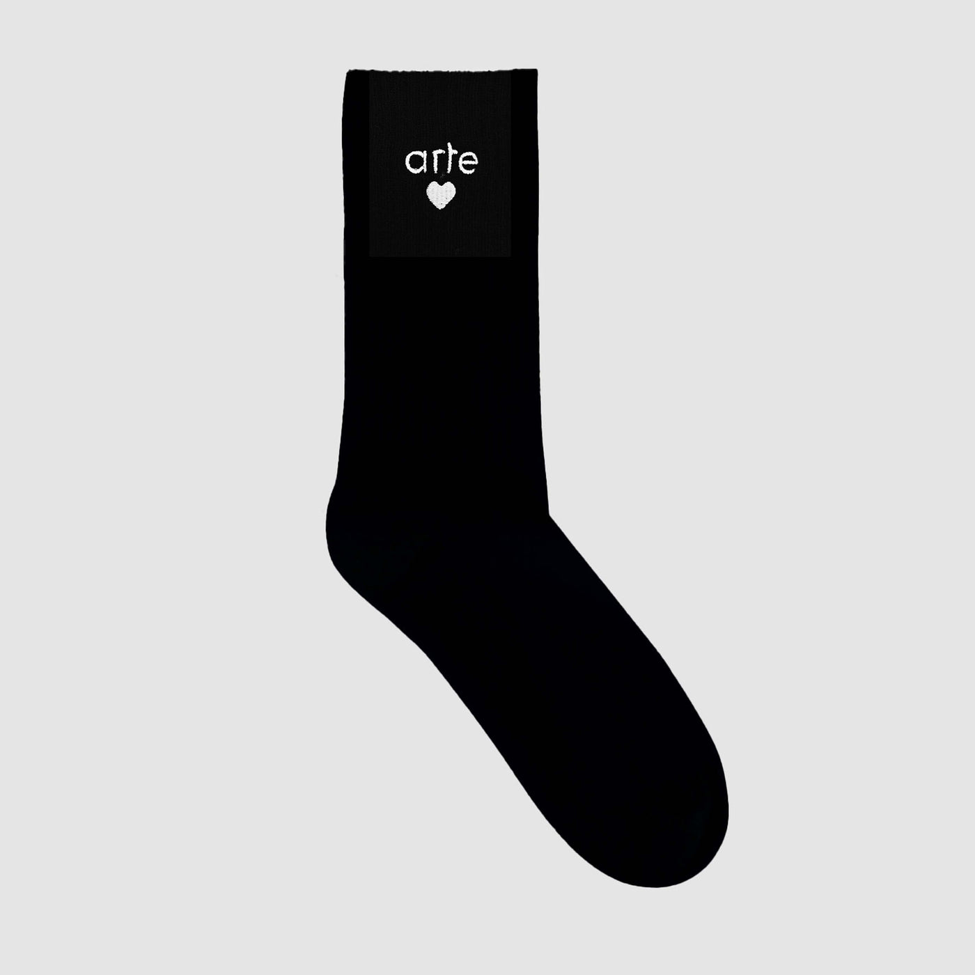 Basic Arte Heart Socks - Black