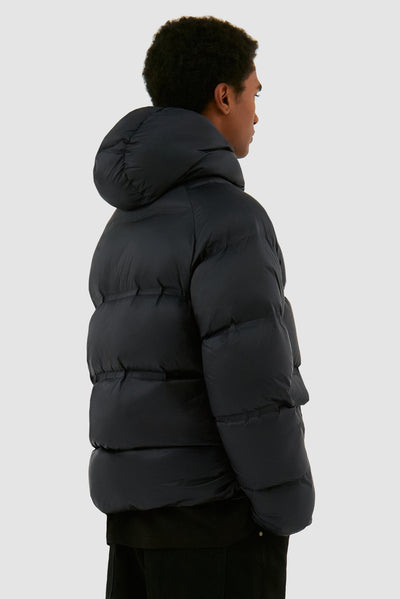 Crop Puffer Jacket - Black