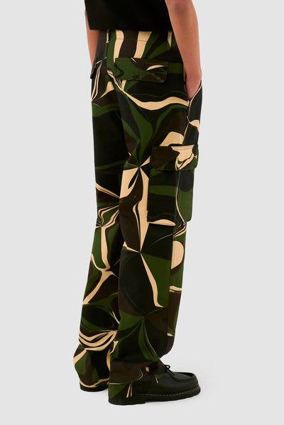 Camo Cargo Pants - Print