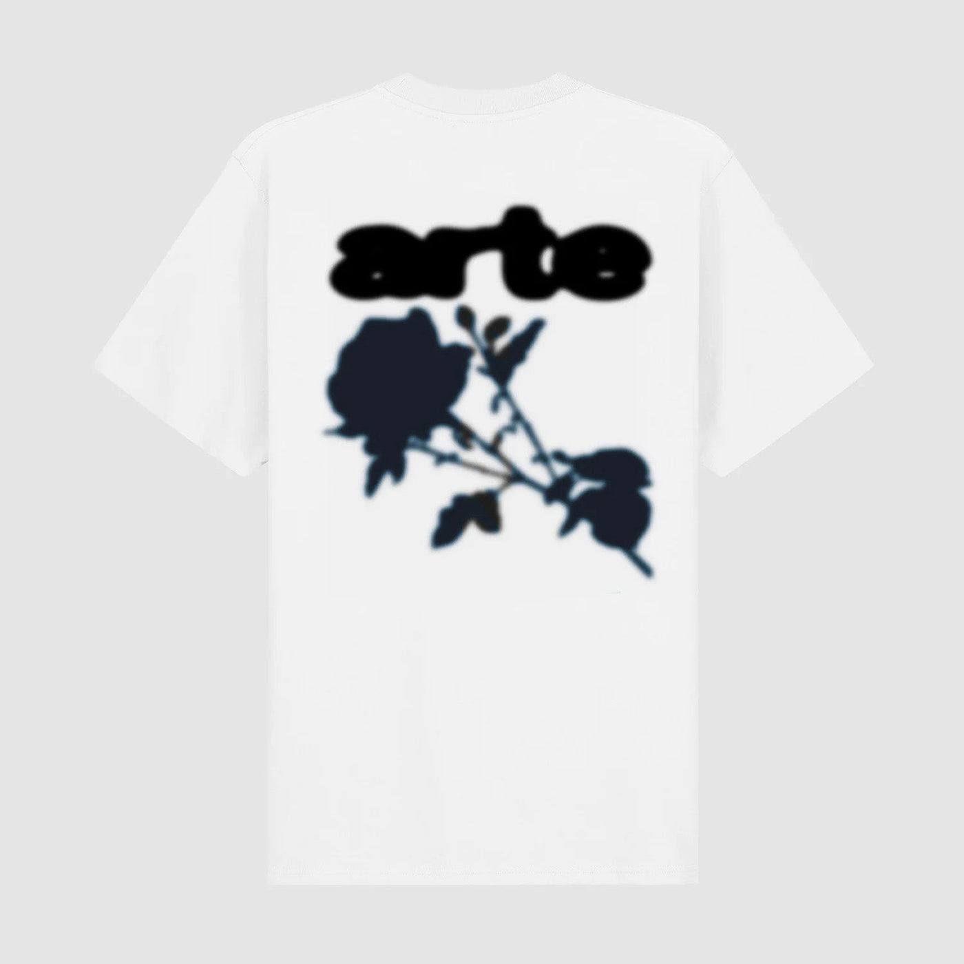 Blur Flower T-shirt - White