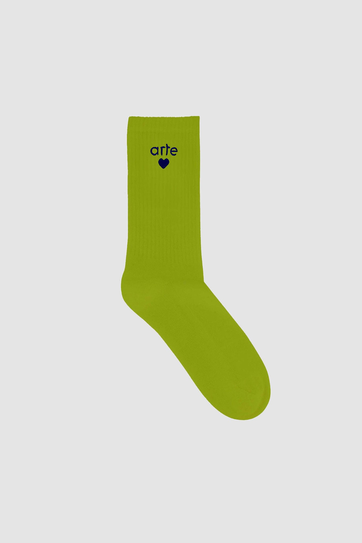 Basic Arte Heart Socks - Light Green