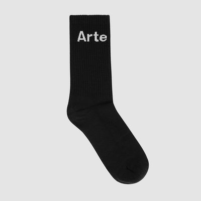 Essential Small Logo Socks - Black