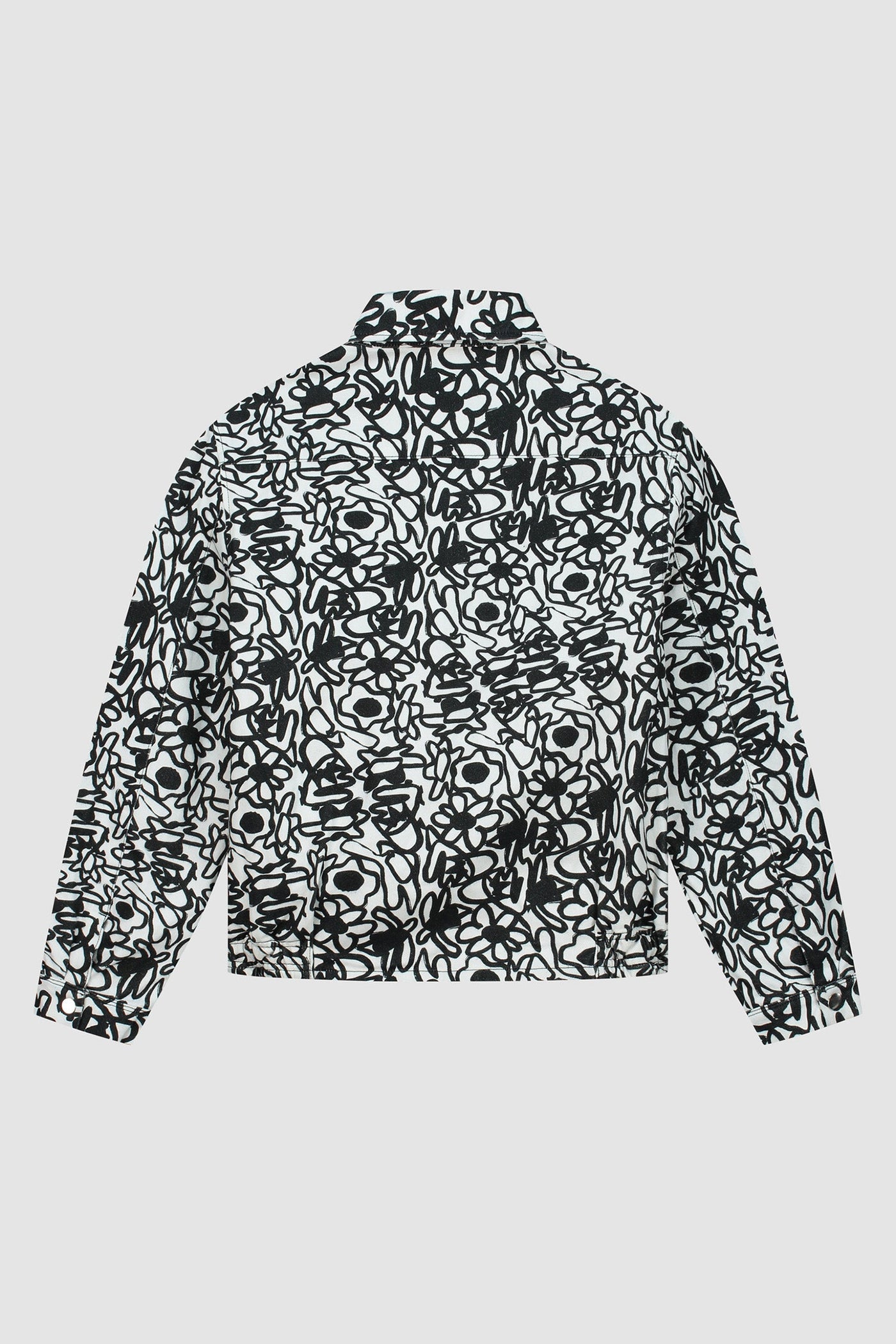 Allover Flowers Jacket - White