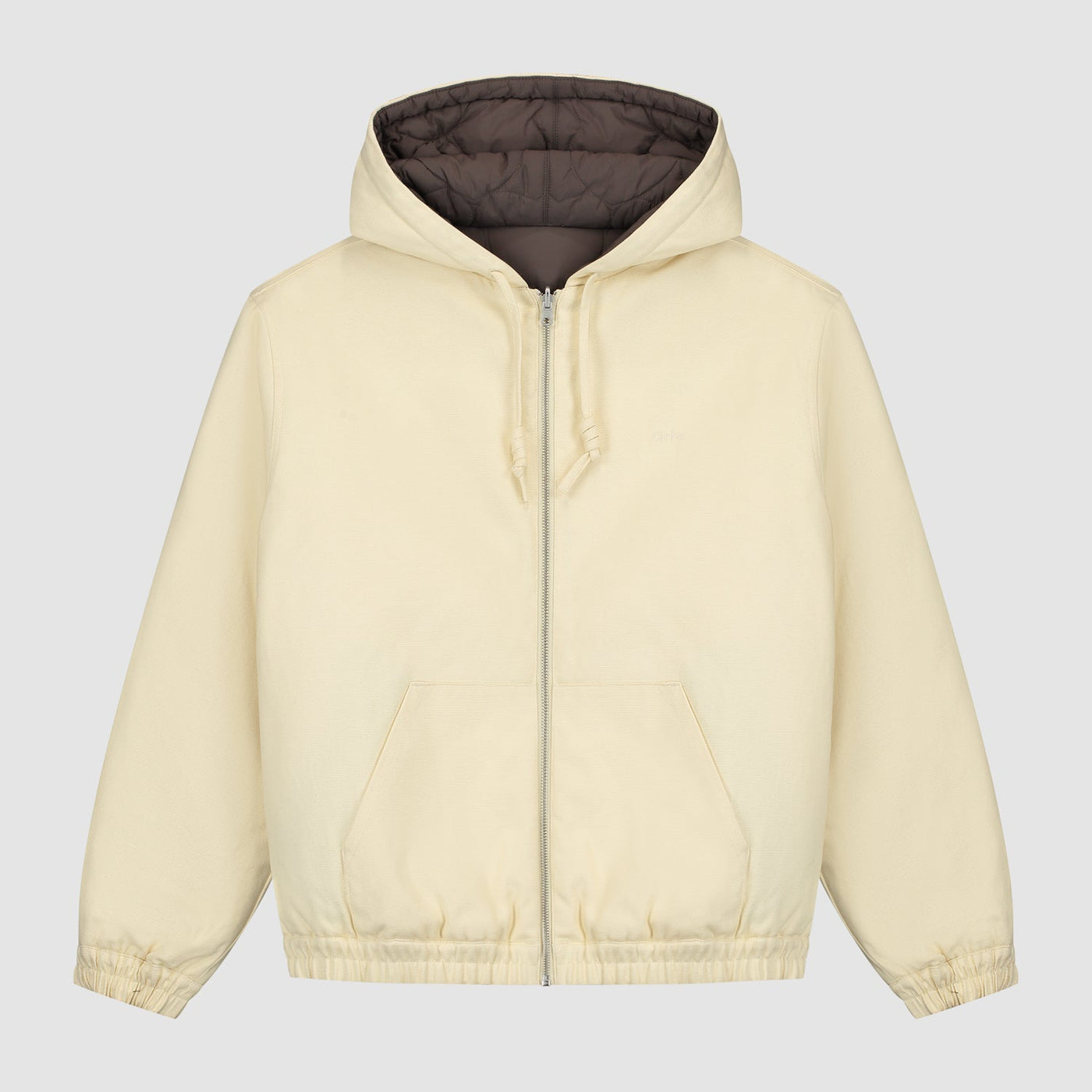 Reversible Hooded Jacket - Cream