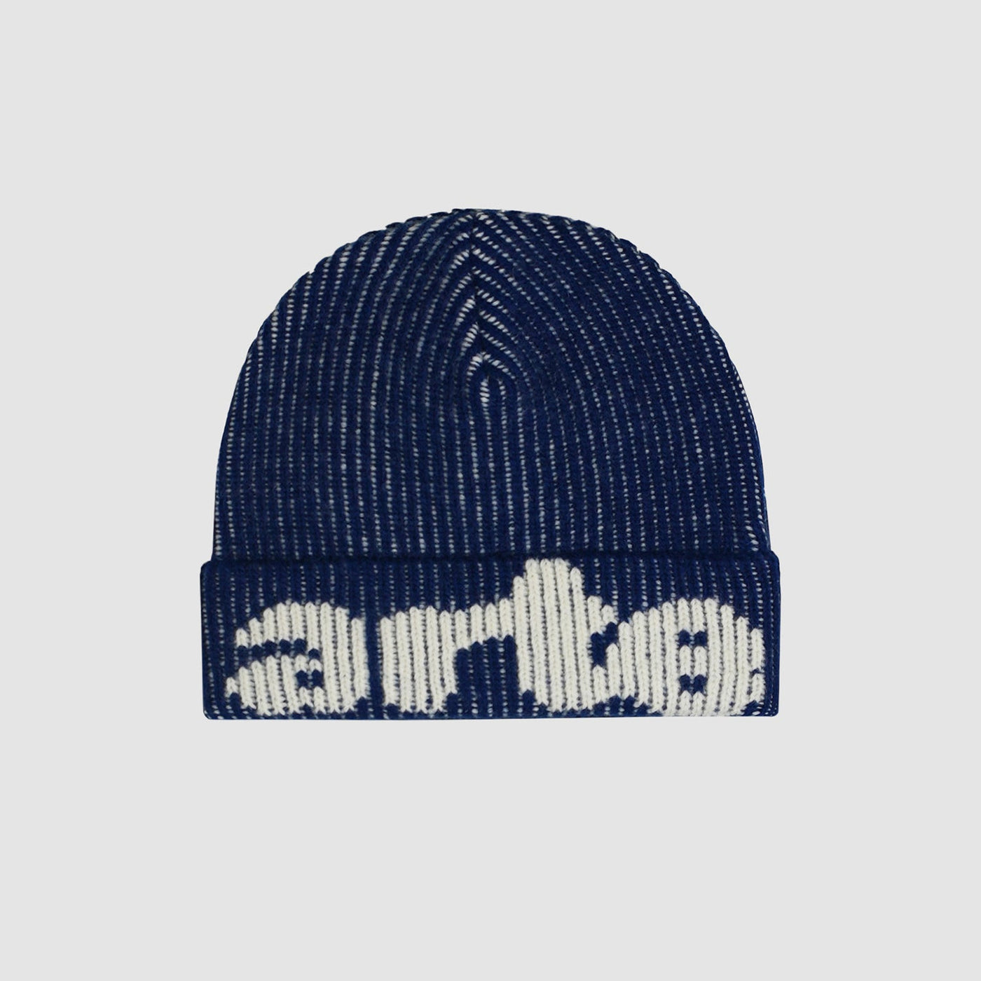 Ribbed Beanie - Navy