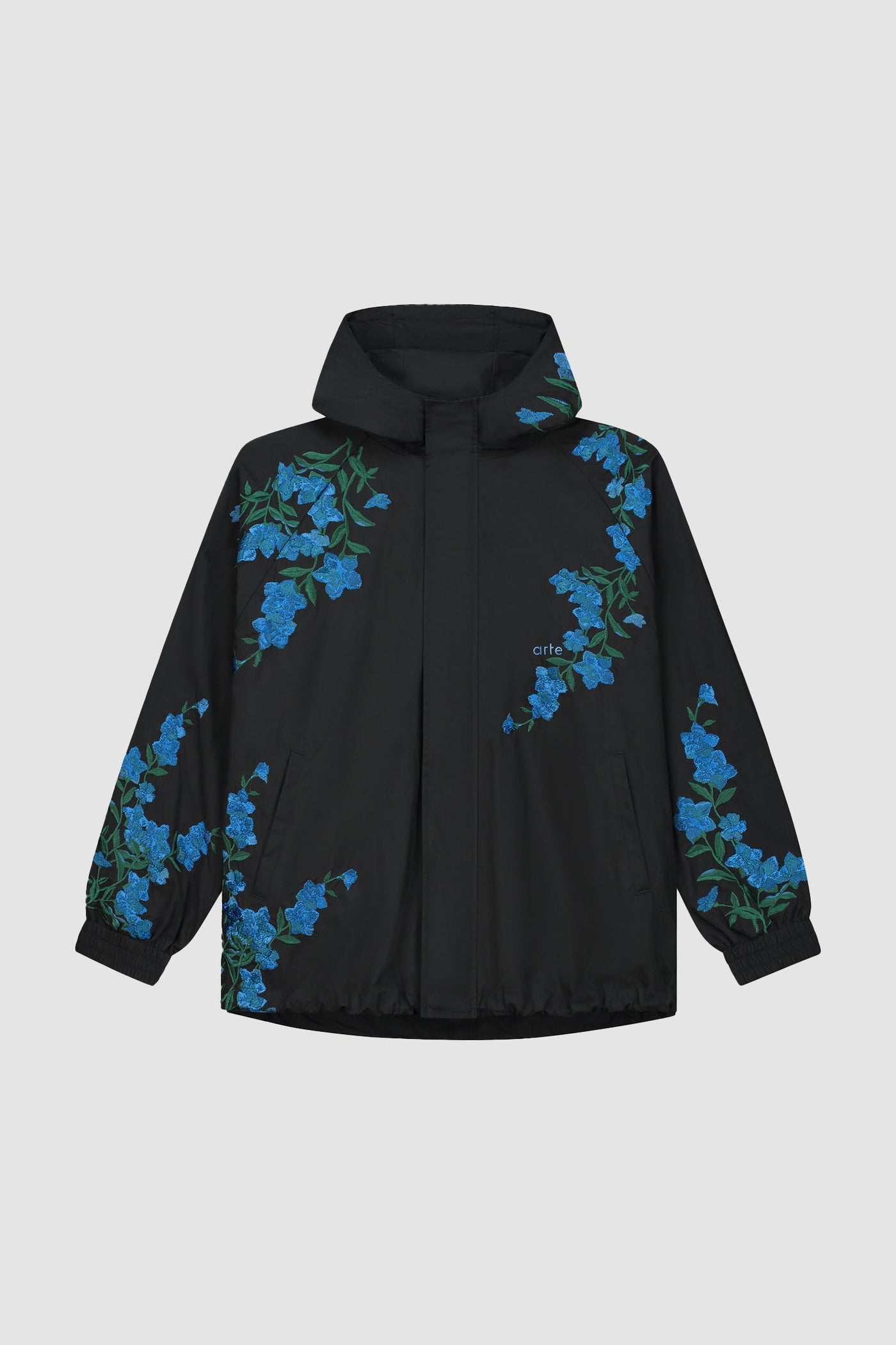 Flower Stitch Jacket - Black