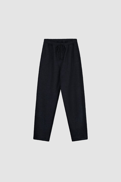 Boiled Wool Pants - Navy