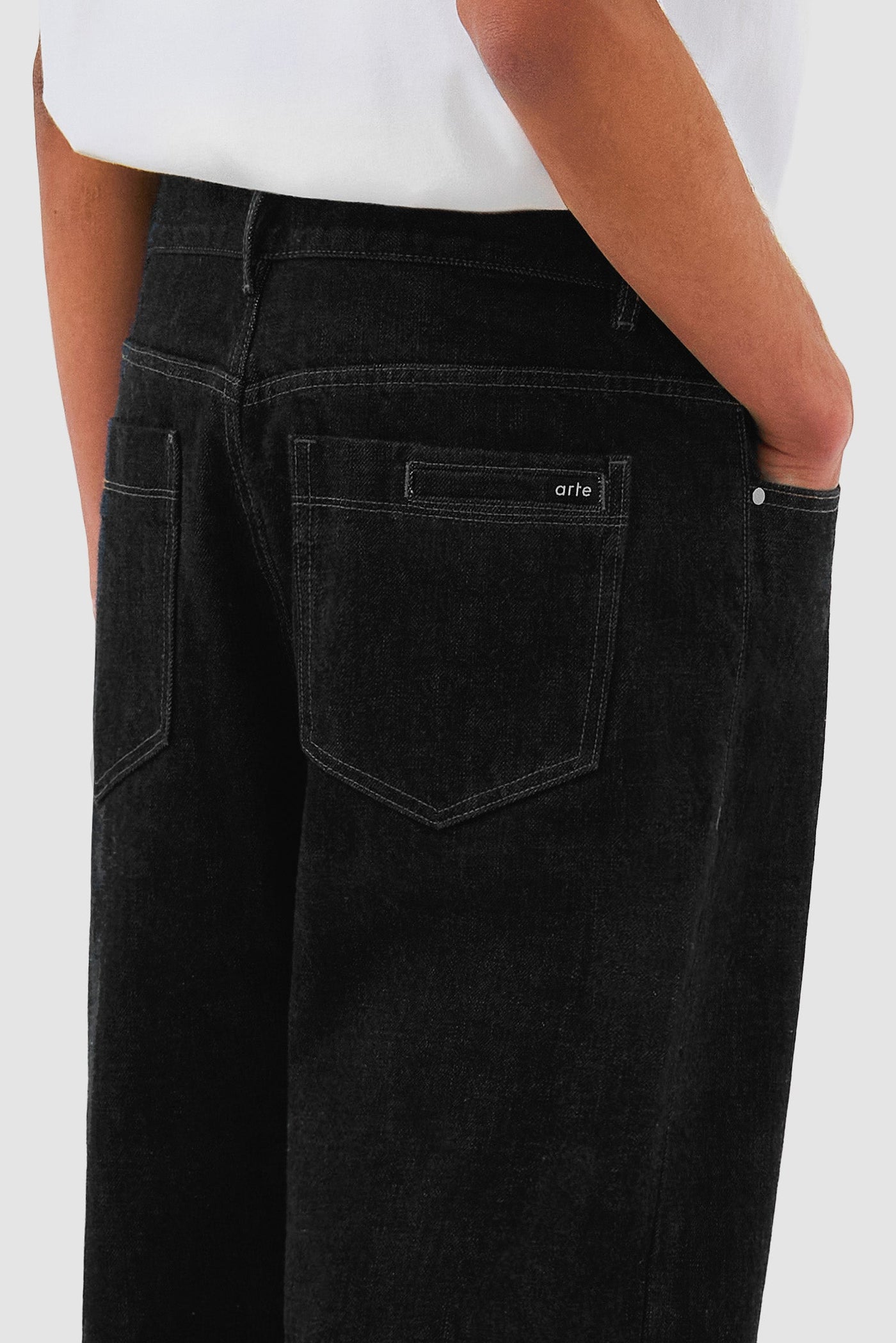 Denim Pants - Black