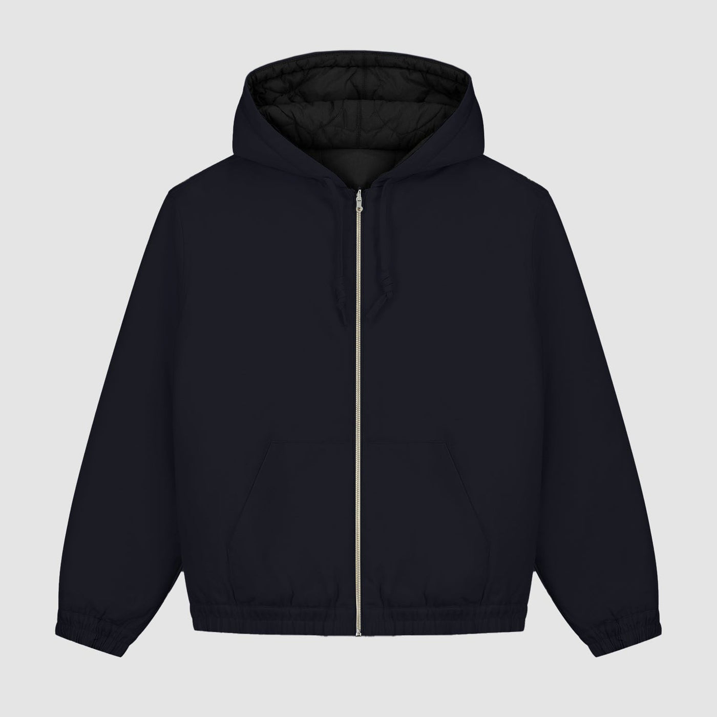 Reversible Hooded Jacket - Navy