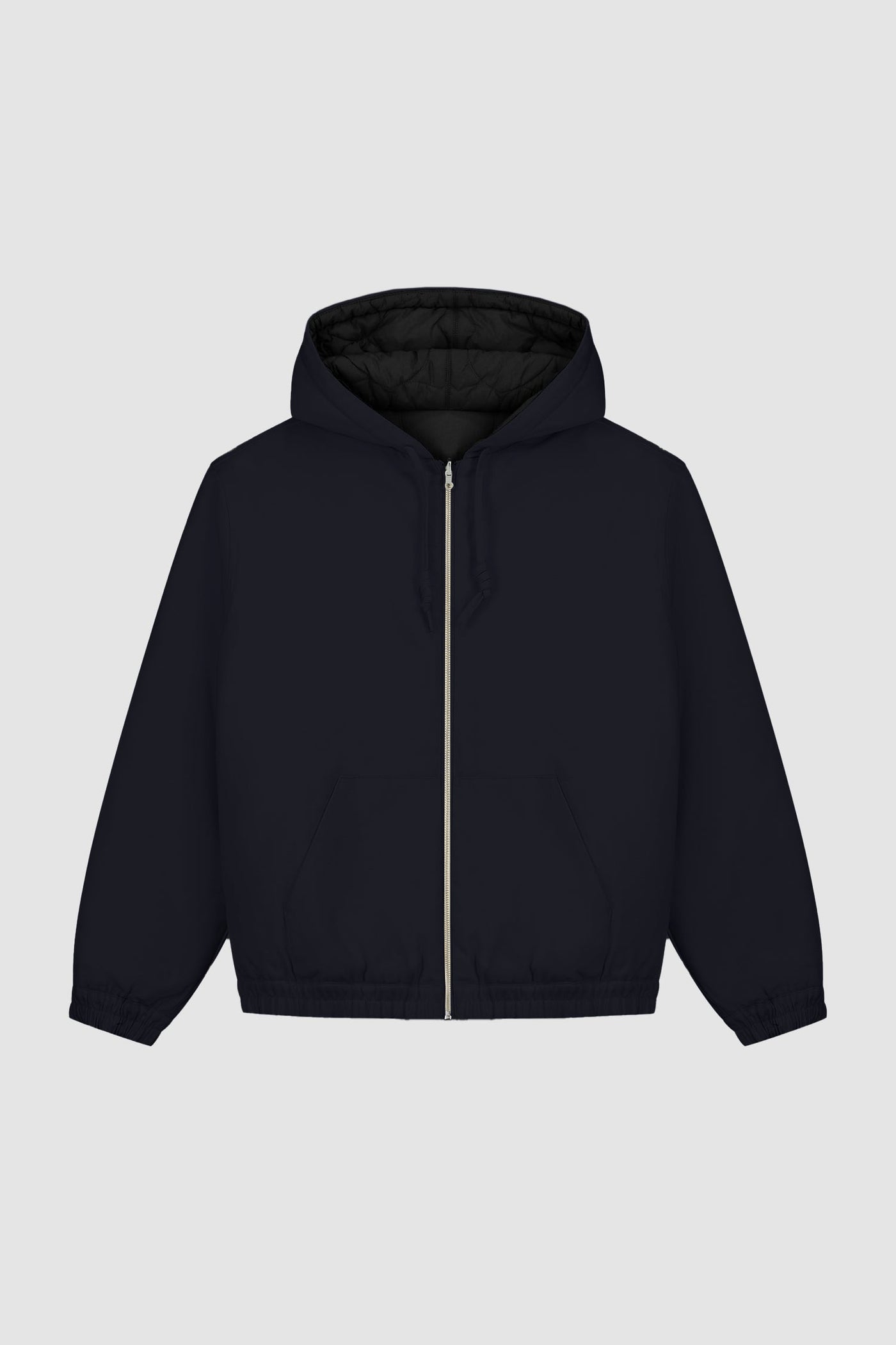 Reversible Hooded Jacket - Navy