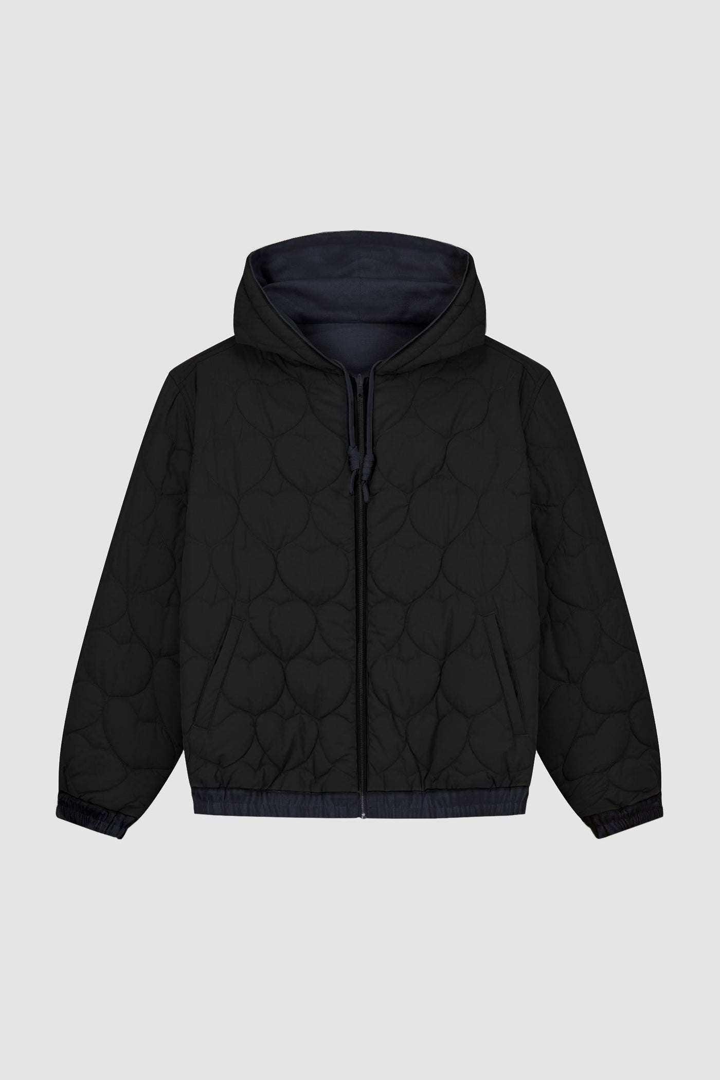 Reversible Hooded Jacket - Navy