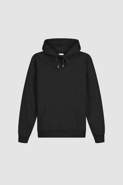 Paris Back Print Hoodie - Black