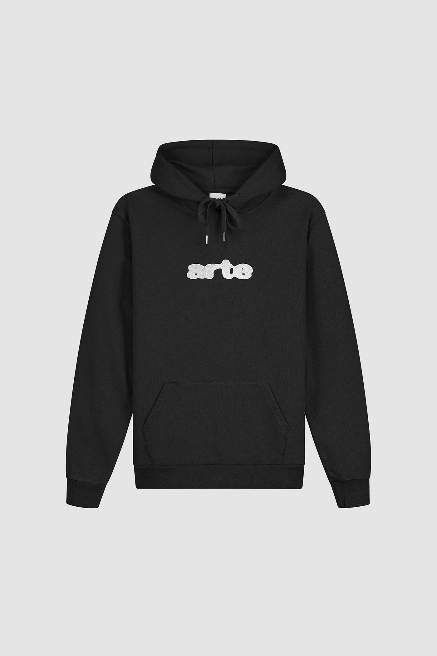 Embroidery Logo Hoodie - Black