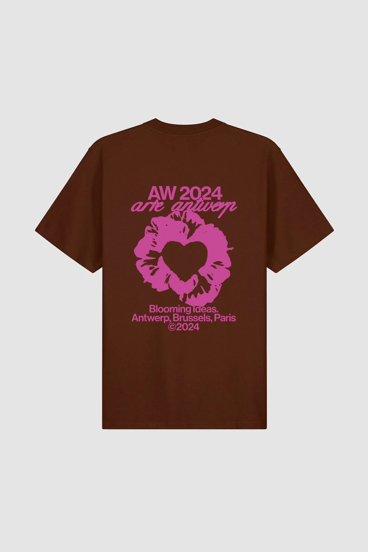 Rose T-shirt - Brown