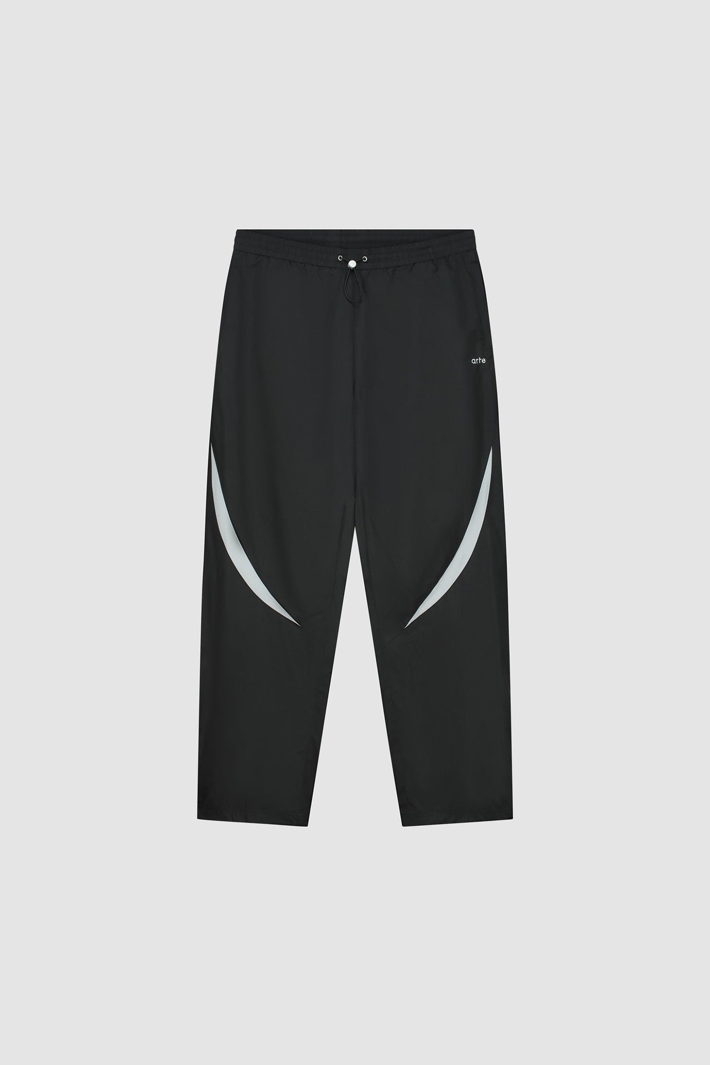 Two-tone Tracksuit Pants - Black