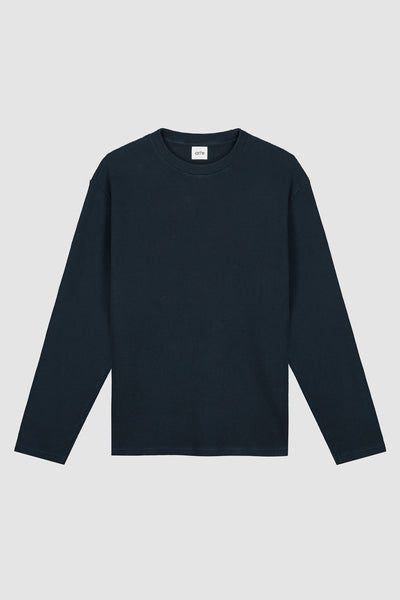 Paris Back Print Long Sleeve - Navy